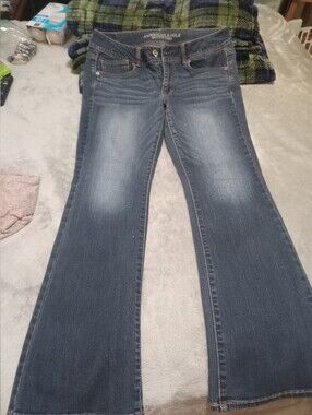 American Eagle Outfitters Dark Blue Flare Jeans